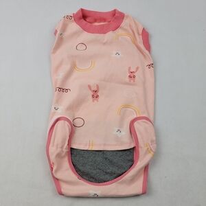 NWOT recovery incontinence pink dog suit Size Large